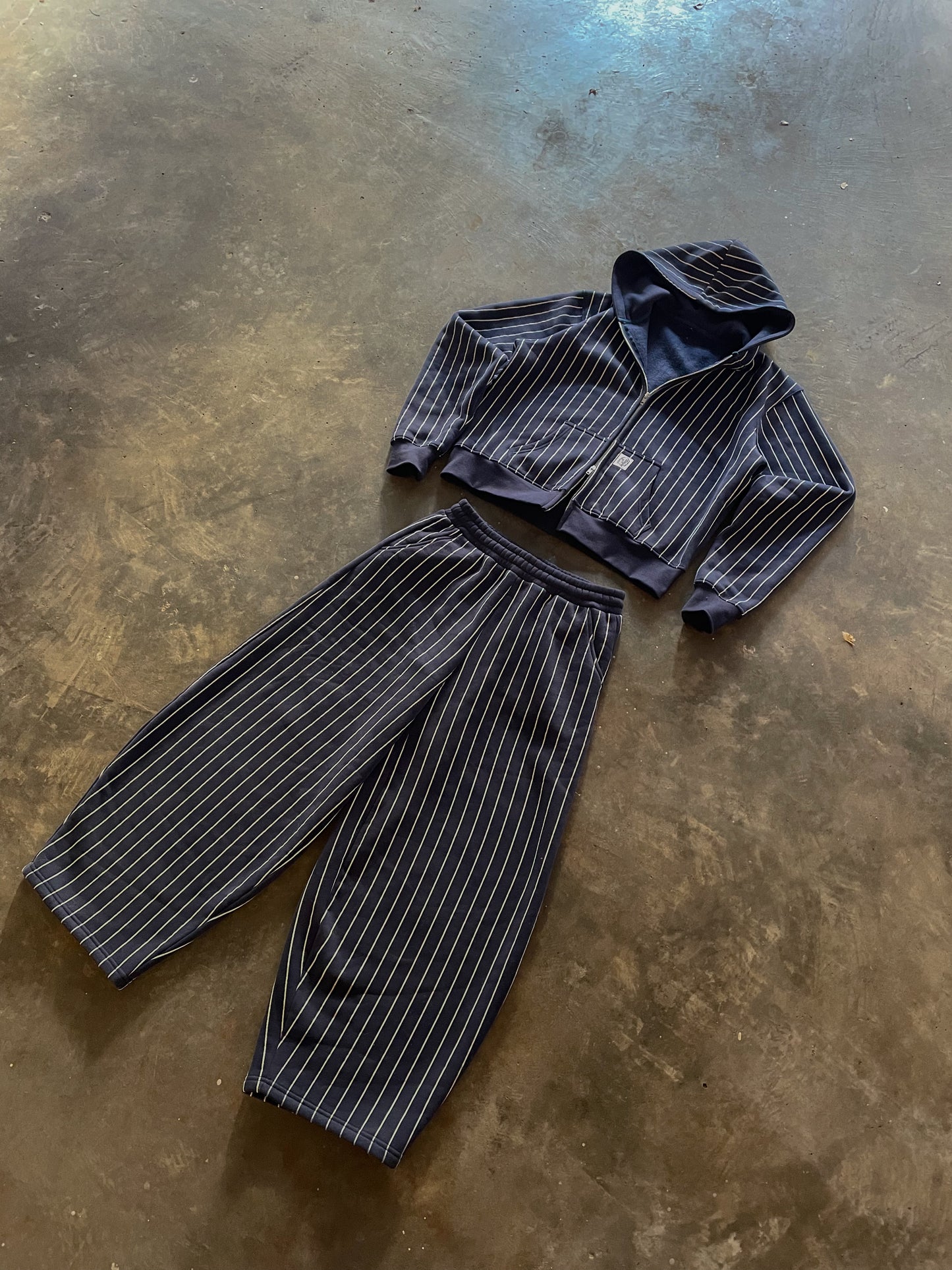 pin stripe hoodie (pre-order)