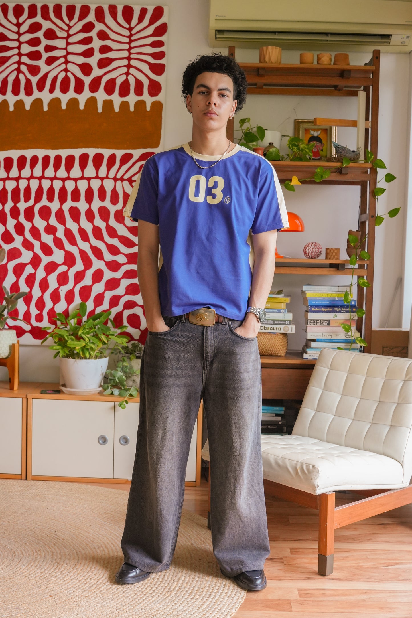 Wakkas House Tee (blue)