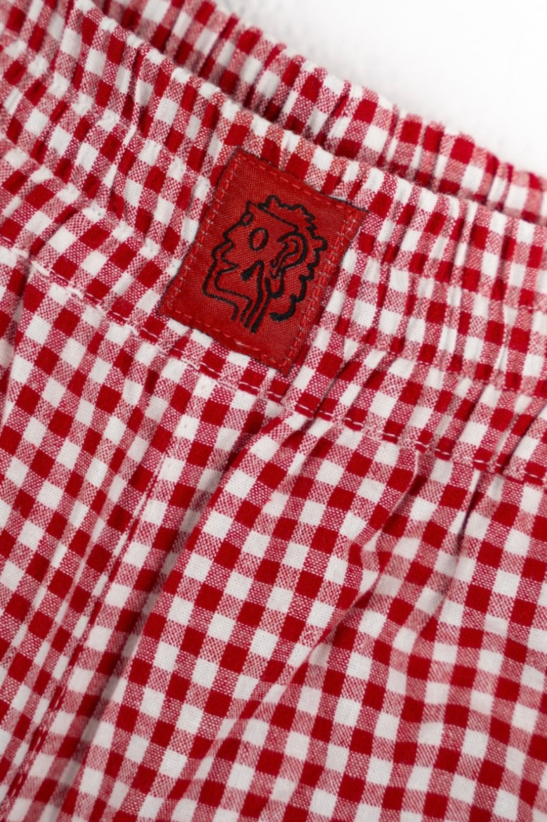 Plaid shorts (Scarlet)